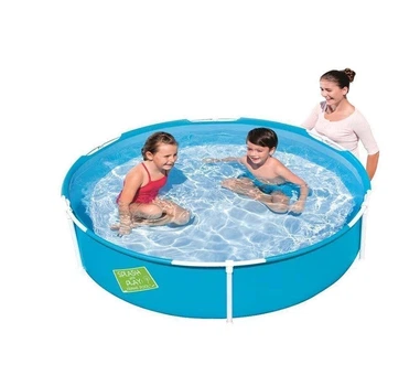 Круглый каркасный бассейн Bestway 56283 с чашей из ПВХ 152х38 см на 689 л Синий (127-9-56283 BW)