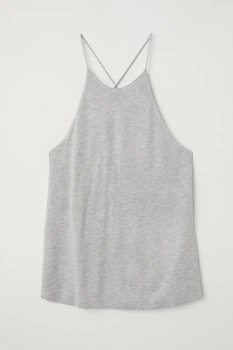 Майка H&M Basic сірий IBBRX773 L