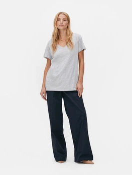 Футболка Primark сірий меланж ABXEK499 XS