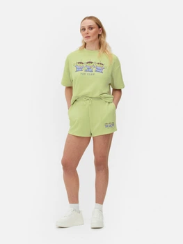 Шорти Primark салатовий з принтом YCFFQ070 2XS