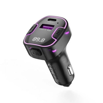 Автомобільний зарядний пристрій XO USB Type-C 3.1A 15.5W чорний (658502)