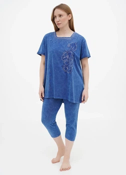 Комплект футболка , бриджи Cotpark 5XL джинс 6098