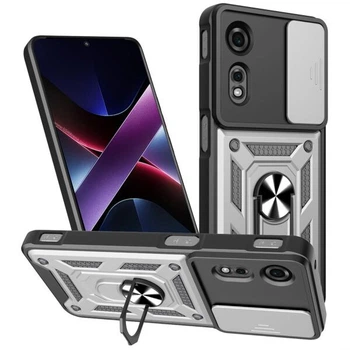 Чехол с защитой камеры Deexe Armor Shield для ZTE Nubia Neo 2 - Silver