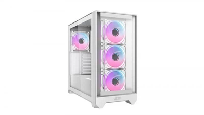 Корпус 2e gaming Dominator Pro g2302w, без бп 2xUSB3.0, 1xUSBType-C, 4x120мм argb, vga 380мм, lcs ready, контроллер з пультом, tg Side Panel, TG/Mesh Front panel, atx, белый 2e-g2302w