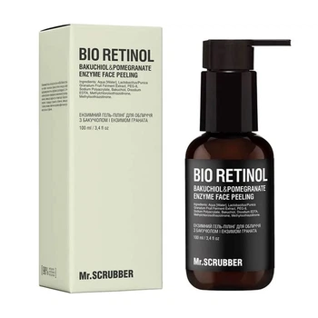 Ензимний гель-пілінг для обличчя Mr.Scrubber Bio Retinol з бакучіолом і ензимом граната 100 мл