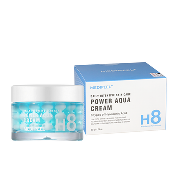 Крем для лица капсульный увлажнительный Medi-Peel Power Aqua Cream с пептидами 50 мл