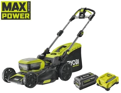 Газонокосарка акумуляторна Ryobi Max Power RY36LMX46A-150 36В акб 1х5А·год 46см 55л 25-75мм 22.5кг (5133004914)