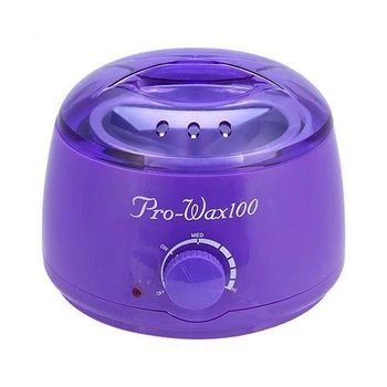 Баночный воскоплав Pro-Wax 100 100W 400 мл (фиолетовый) для воска, депиляции с терморегулятором