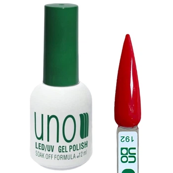 Гель лак Color Gel Polish для ногтей, 12ml Пёстрый ярко-красный №192