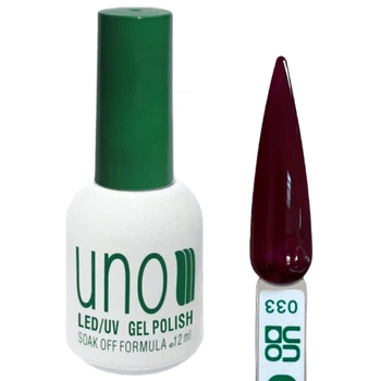 Гель лак Color Gel Polish для ногтей, 12ml Ягодно-бордовый №033