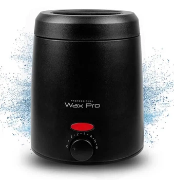 Баночный воскоплав Wax Pro-200 на 35 Вт. (200 мл.) с керамической чашей и регулятором - для депиляции Черный