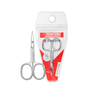 Staleks Classic 32 Type 1 детские прямые ножницы для маникюра и педикюра
