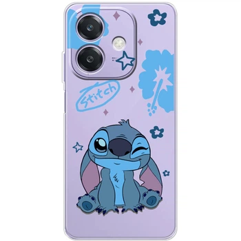 Силиконовый Прозрачный Чехол с Картинкой для OPPO A3x Принт (Стич, Stitch) (64220-ysp002)