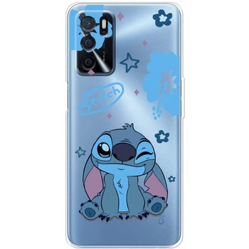 Силиконовый Прозрачный Чехол с Картинкой для OPPO A54S Принт (Стич, Stitch) (45162-ysp002)