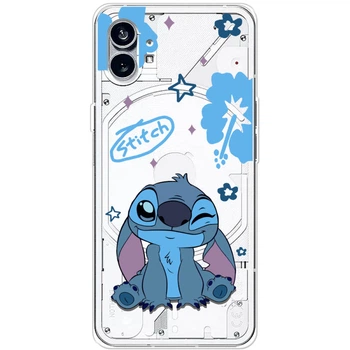 Силиконовый Прозрачный Чехол с Картинкой для Nothing Phone (1) Принт (Стич, Stitch) (56037-ysp002)