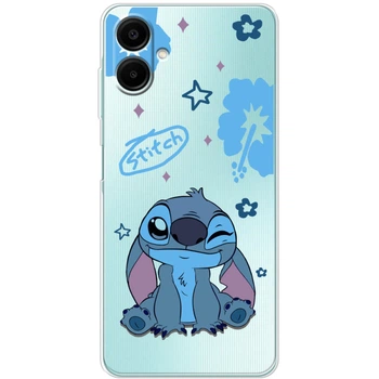 Силиконовый Прозрачный Чехол с Картинкой для Samsung Galaxy A07 (A075) Принт (Стич, Stitch) (66810-ysp002)