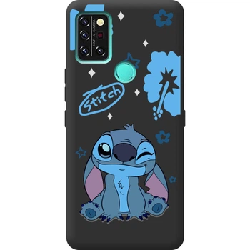 Силиконовый Черный Чехол с Картинкой для Umidigi A9 Pro Принт (Стич, Stitch) (56086-ysb012)