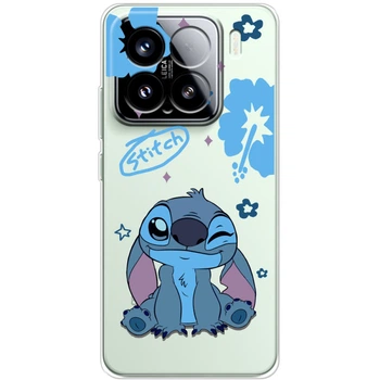 Силиконовый Прозрачный Чехол с Картинкой для Xiaomi 15 Принт (Стич, Stitch) (65792-ysp002)
