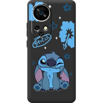 Силиконовый Черный Чехол с Картинкой для Ulefone Note 17 Pro Принт (Стич, Stitch) (65170-ysb012)