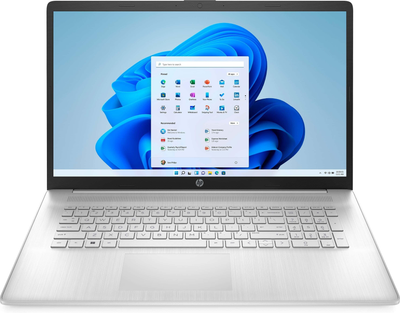 Ноутбук HP 17.3" 17-cn3002ua/Intel i7-1355U/16GB/1TBSSD/IntelXe/DOS/Silver (826W1EA)