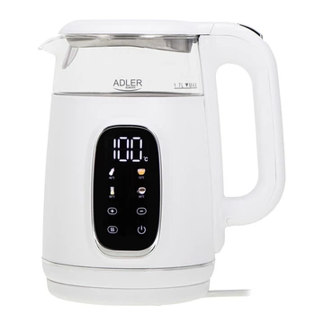 Электрочайник Adler AD 1305 white/gold