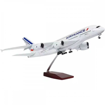 Модель літака Airbus A380 Air France (1:160) з звуковою LED-підсвіткою