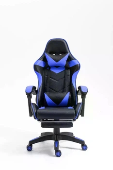 Профессиональное геймерское кресло VECOTTI GT для игр и работы, эргономичное, с поворотным сиденьем, синее