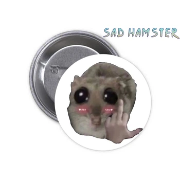 Значок Sad Hamster | Грустный хомяк с большими глазами | meme | mem | мем #06