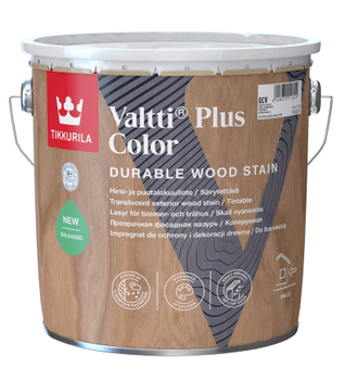 Лазурь Tikkurila Valtti Plus Color База ECV (прозрачная) 2.7л
