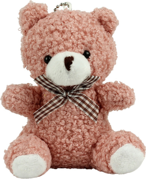 Брелок LEAN Toys Ведмедик 8 см Рожевий (5905991048510)