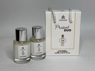 Парфюм женский подарочный набор Cocolady Present Duo 124 pour Femme 2x30 ml