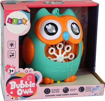 Maszynka do baniek mydlanych LEAN Toys Sowa Miętowa 15702 (5905679072202)