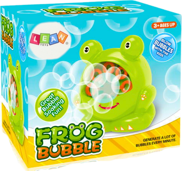 Maszynka do baniek mydlanych LEAN Toys Żaba 20514 (5905991028017)