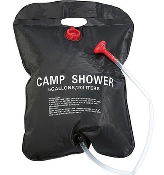 Душ портативный Camp Shower для дачи кемпинга и походов солнечный нагрев 20 л