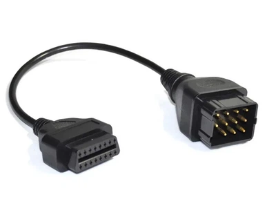 Переходник для сканера на Renault 12 pin на 16 pin OBD2 Автомобилем, Делфи, TCS, Multidiag, K-Lin