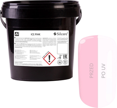 Гель конструюючий для нігтів Silcare Affinity Ice Pink 1 кг (5902560558104)