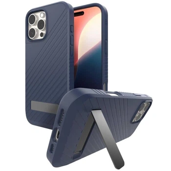 Захисний чохол Zagg Gear4 Denali Snap with Kickstand для iPhone 15 Pro (702312350 / 702312722) - Navy