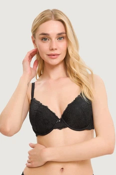 Бюстгальтер з ущільненою чашкою Si e Lei 90C Чорний (Nero) (74571)