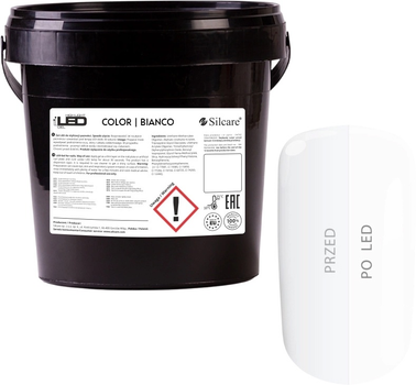 Żel budujący do paznokci Silcare High Light LED Bianco 1 kg (5902560567687)