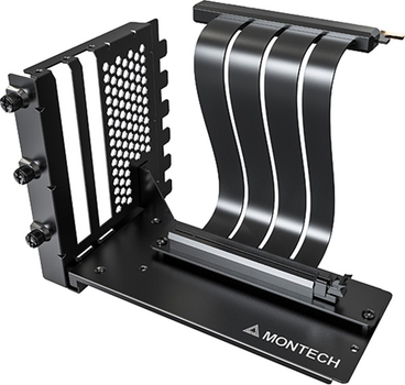 Zestaw do montażu pionowego karty graficznej Montech VGM Black (VERTICAL GPU MOUNT KIT(B))