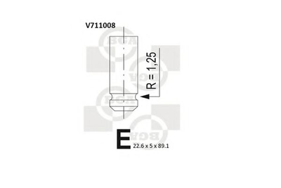 Клапан ГБЦ BGA (V711008)