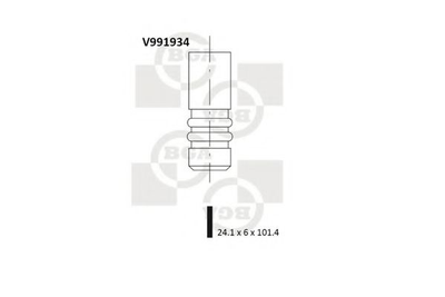 Клапан ГБЦ BGA (V991934)