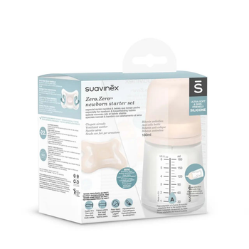 Набір Suavinex Zero. Zero (пляшка 180 мл + пустушка)