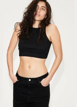 Топ H&M L Чорний 1049251_чорний