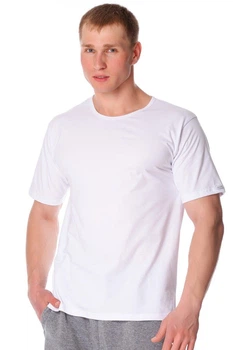 Футболка чоловіча 202 NEW 4.5XL Cornette біла 5XL