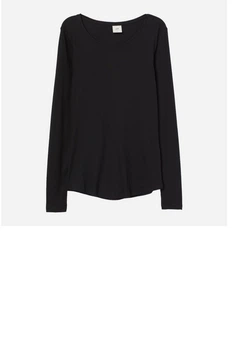 Лонгслив для беременных H&M S Черный 0837680_черн_04