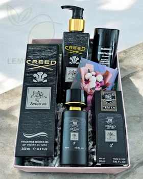 Подарочный набор косметики No Brand в стиле CREED Aventus 3 в 1 ver.05