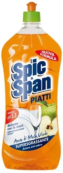 Засіб для миття посуду Spic & Span Supersgrassante з Яблучним оцтом 1000 мл (80407270)