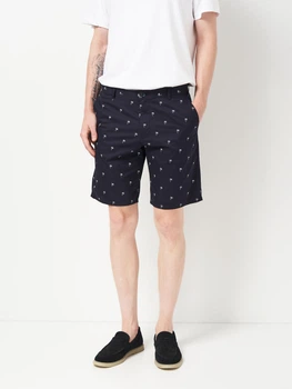 Шорты хлопковые короткие мужские H&M 0857448_тем.синие 32 Темно-синие (KAY2000001634769)