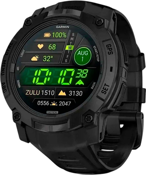 Smartwatch Garmin Instinct 3 50mm AMOLED Tactical Black (010-03020-50)